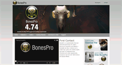 Desktop Screenshot of bonespro.com